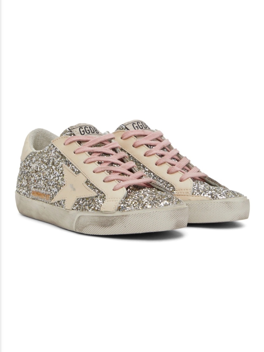 Golden Goose Glitter Super Star Sneakers